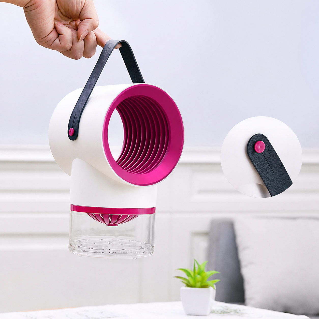 Lampara anti mosquitos silenciosa